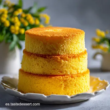 Bizcocho Casero Tradicional para 12 Raciones