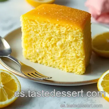 Bizcocho de Lim&oacute;n Esponjoso: &iexcl;Receta de la Abuela! Tarjeta de receta
