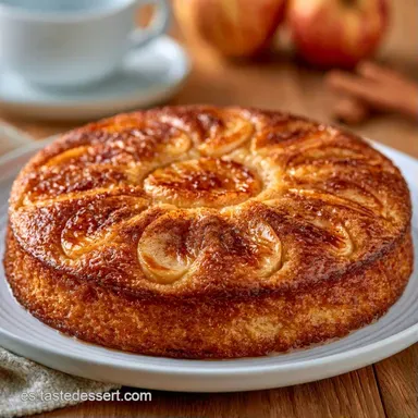Bizcocho Manzana Canela Con Yogur Tarjeta de receta