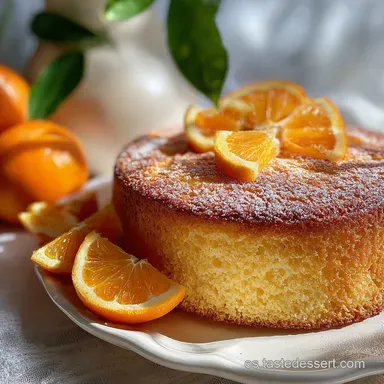 Bizcocho De Naranja H&uacute;medo y Esponjoso por 1 Hora Tarjeta de receta