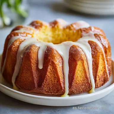 Receta Bizcocho de Yogur Cl&aacute;sico Horneado Tarjeta de receta