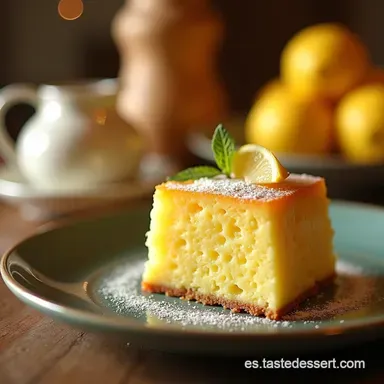 El Mejor Bizcocho de Yogur de Lim&oacute;n Receta F&aacute;cil Tarjeta de receta