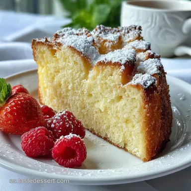 Bizcocho de Yogur: Receta F&aacute;cil y Esponjoso Tarjeta de receta