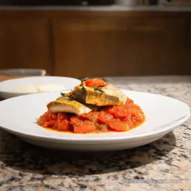 Bonito con Tomate Mi Receta Favorita y Super F&aacute;cil Tarjeta de receta