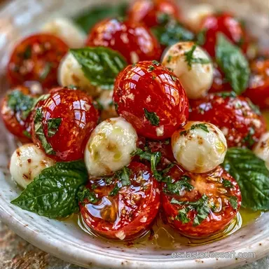 Brochetas de Tomate en 15 Minutos Tarjeta de receta