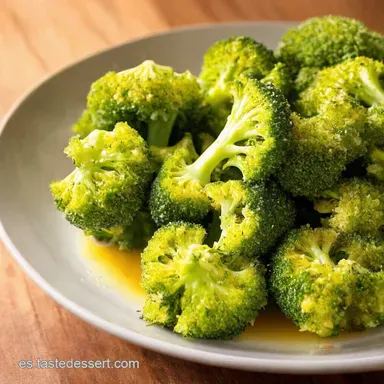 Recetas Br&oacute;coli F&aacute;ciles Mi Br&oacute;coli Salteado con Ajo TOP Tarjeta de receta