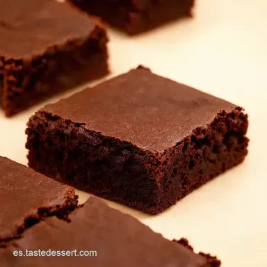 Brownies brownies brownies Chocolate Intenso Un Pecado Tarjeta de receta