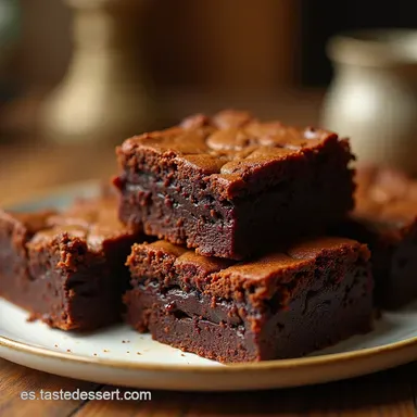 Brownies Keto de Harina de Nuez H&uacute;medos Intensos y Sin Az&uacute;car Tarjeta de receta