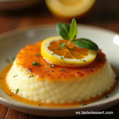 Receta Bud&iacute;n de Yogur Saludable Esponjoso y F&aacute;cil con Lim&oacute;n Tarjeta de receta