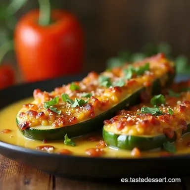 Calabacitas Keto con Tocino al Microondas Receta R&aacute;pida y Cremosa Tarjeta de receta