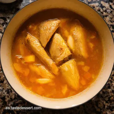 Caldo de Pollo Levanta Muertos Receta de la Abuela Modernizada Tarjeta de receta