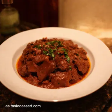Carne Mech&aacute; Sevillana Receta Aut&eacute;ntica y Deliciosa Tarjeta de receta