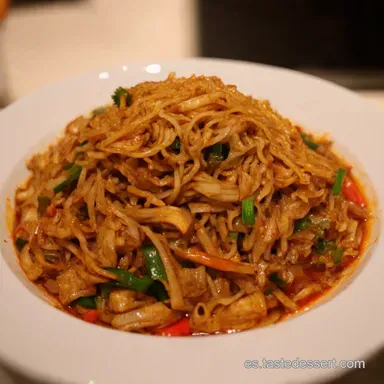 Chop Suey Casero Receta F&aacute;cil para Chuparse los Dedos Tarjeta de receta