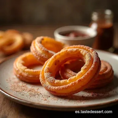Churros Recipe Crujientes con Chocolate Como en Espa&ntilde;a Tarjeta de receta