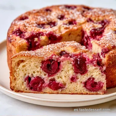Clafoutis De Cerezas Gourmet Cremoso Tarjeta de receta
