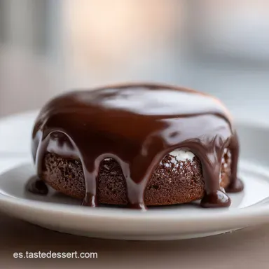 Cobertura de Chocolate Brillante con Nata | 10 Min Tarjeta de receta