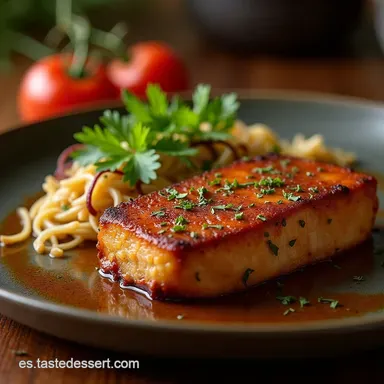 Piernas de Cordero Lechal al Horno Jugosas Receta Tradicional Espa&ntilde;ola Tarjeta de receta