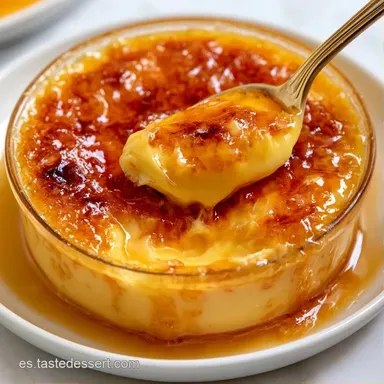 Crema Catalana Gourmet para 6 Personas Tarjeta de receta