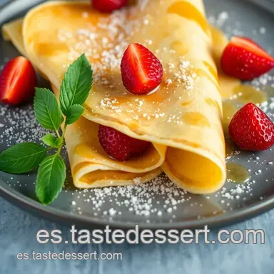 Crepes Cl&aacute;sicos: &iexcl;Receta F&aacute;cil como las de Mam&aacute;! Tarjeta de receta