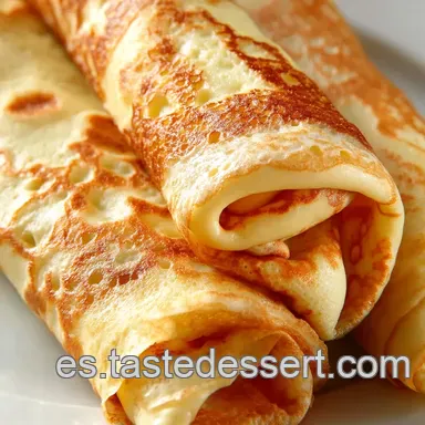 Crepes Receta Cl&aacute;sica: &iexcl;El Secreto de la Abuela Revelado! Tarjeta de receta