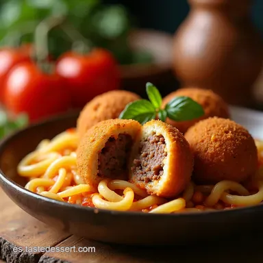 Croquetas de Carne Molida con Tamarindo Sabor Ex&oacute;tico Tarjeta de receta