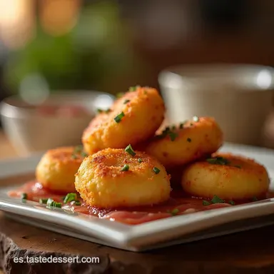 Croquetas de Patata Rellenas de Jam&oacute;n Serrano en Airfryer Crujientes y Saludables Tarjeta de receta