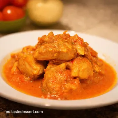 Cena H&uacute;ngara Saludable Mi Paprikash de Pollo Ligero Tarjeta de receta