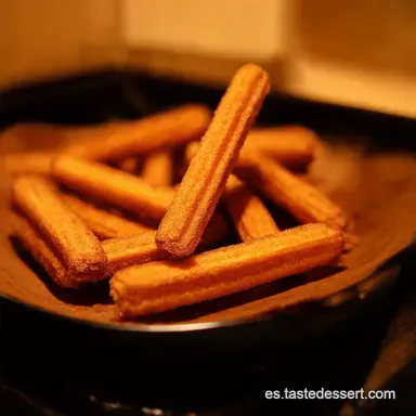 Churro Bites Deliciosos Mis Churros en Freidora de Aire Tarjeta de receta