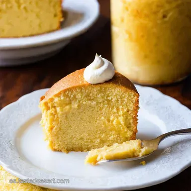 El Abuelito Banana Mi Secreto Banana Pudding Pound Cake Tarjeta de receta