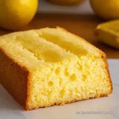 Bizcocho de Yogur de Lim&oacute;n Casero Receta F&aacute;cil y Deliciosa Tarjeta de receta