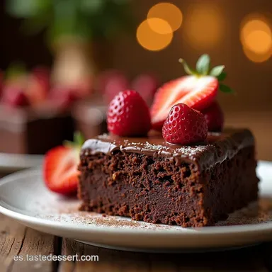 Schoko Schichttorte Receta de Capas de Chocolate Vienesa Tarjeta de receta