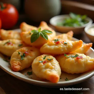Empanadillas Caseras en Freidora de Aire Crujientes sin Aceite Tarjeta de receta