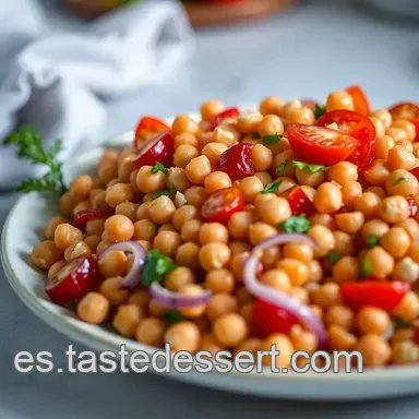 Ensalada de Garbanzos Gaditana: &iexcl;Un Sol en tu Plato! Tarjeta de receta