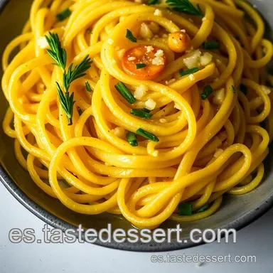 Espaguetis Aglio e Olio: &iexcl;Receta F&aacute;cil y Deliciosa! Tarjeta de receta