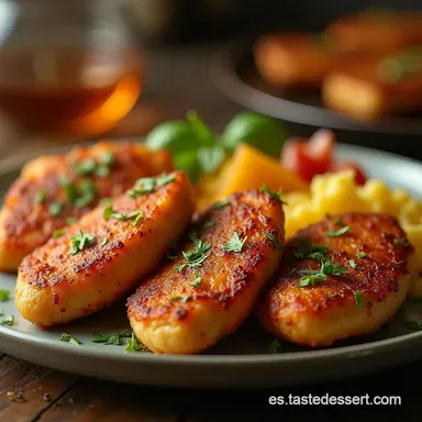 Receta Filetes Rusos Airfryer Crujientes y Jugosos en 18 Minutos Tarjeta de receta