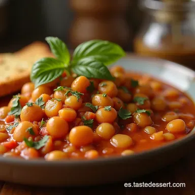 Frijoles de Berenjena Keto Guiso Espa&ntilde;ol Sin Carbohidratos Tarjeta de receta