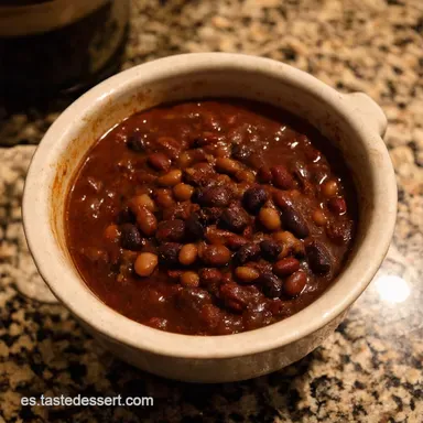 Frijoles Negros En Olla Express En un Tris Receta de Abuela Tarjeta de receta