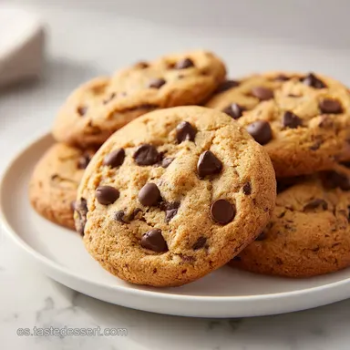 Galletas de Chispas de Chocolate en 25 Minutos: Bordes Crujientes Tarjeta de receta