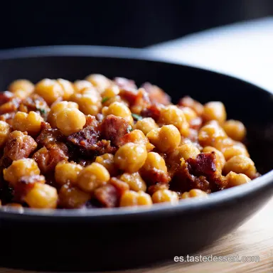 Garbanzos con Bacalao: &iexcl;El Potaje de Cuaresma de la Abuela! Tarjeta de receta