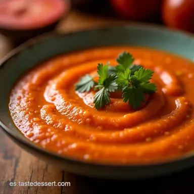 Gazpacho de Sand&iacute;a Receta F&aacute;cil y Refrescante para el Verano Tarjeta de receta