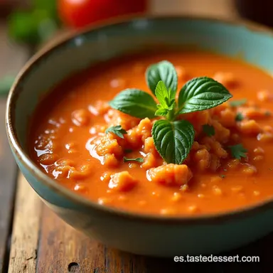Gazpacho de Sand&iacute;a Tu Comida de Verano Refrescante Tarjeta de receta
