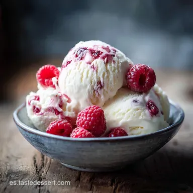 Helado de Yogur Griego Receta para 4 Raciones Tarjeta de receta