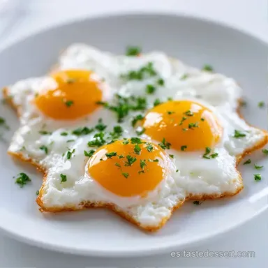Huevos Forma De Estrella en 22 Minutos Tarjeta de receta