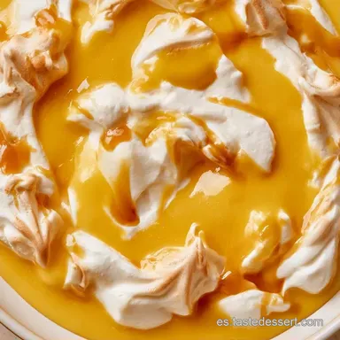 Isla Flotante con Caramelo en 50 Minutos Tarjeta de receta