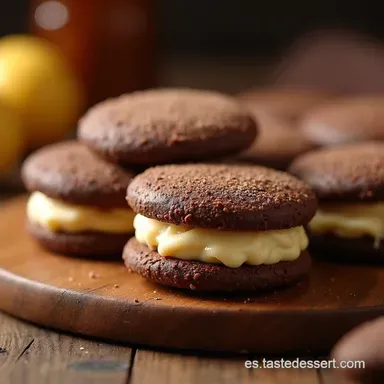 Keto Alfajores de Chocolate Un Capricho Sin Culpa Tarjeta de receta
