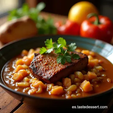 Lengua de Res Estilo Birria Sonorense El Secreto Revelado Tarjeta de receta