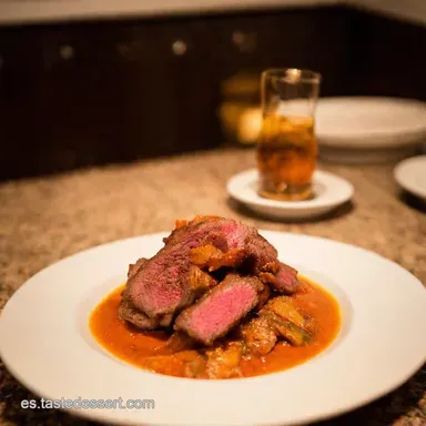 Lomo a la Madrile&ntilde;a Receta Tradicional y Jugosa Tarjeta de receta