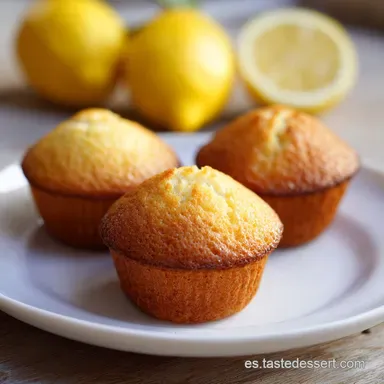 Receta de Magdalenas Caseras de Lim&oacute;n: 2.5 Horas Tarjeta de receta