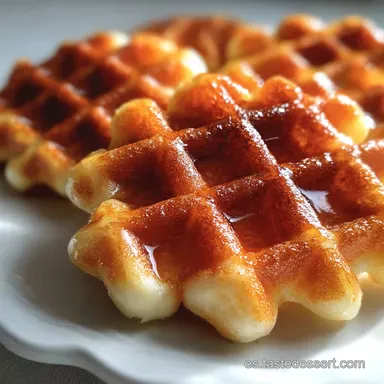 Masa de Gofres Horneado Crujiente en 25 Minutos Tarjeta de receta