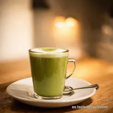 Matcha Latte F&aacute;cil El Secreto Cremoso Revelado Tarjeta de receta